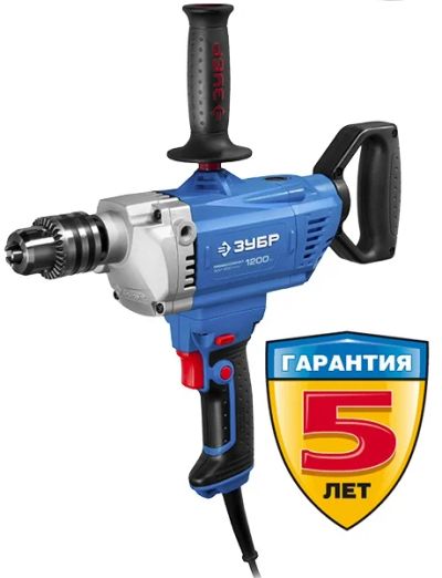 Лот: 7611838. Фото: 1. Н ЗДМ-1200 РММ2 Дрель-миксер ЗУБР... Электроинструмент