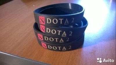 Лот: 8250943. Фото: 1. Силиконовые браслеты Dota 2/Дота... Браслеты