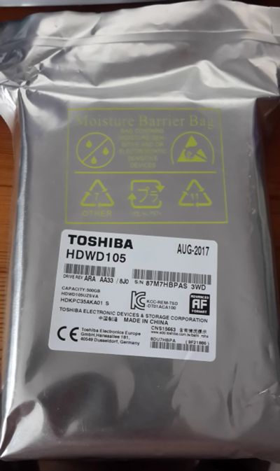 Лот: 11846946. Фото: 1. Жесткий диск HDD Toshiba 500 Гб... Жёсткие диски (HDD)