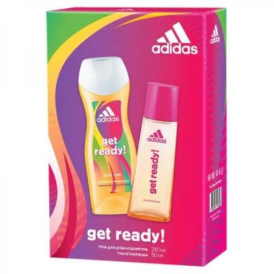 Лот: 12244918. Фото: 1. Adidas woman Get Ready! Набор... Женская парфюмерия