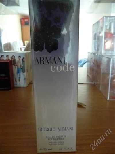 Лот: 1592542. Фото: 1. Духи "Armani Code For Woman" 75... Унисекс парфюмерия