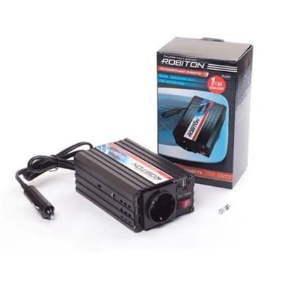 Лот: 15544701. Фото: 1. Инвертор Robiton R200W + USB... Инверторы, ИБП