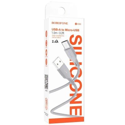 Лот: 22142504. Фото: 1. Кабель BOROFONE microUSB BX-99... Дата-кабели, переходники