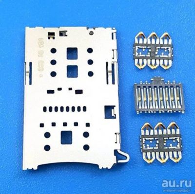 Лот: 10518883. Фото: 1. Коннектор SIM/MMC Xiaomi Mi 4S... Шлейфы, разъёмы