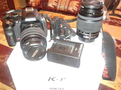 Лот: 2440246. Фото: 1. Pentax k-r + 18-55 + 50-200. Цифровые зеркальные