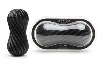 Лот: 22062735. Фото: 1. Маструбатор Tenga Flex Rocky Black... Игрушки