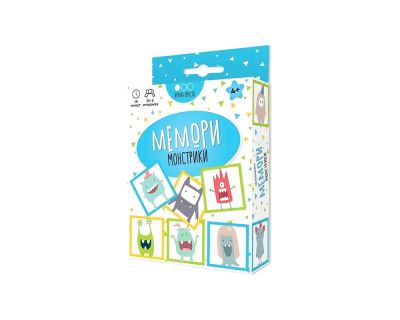 Лот: 11749893. Фото: 1. Карточная игра Мемори Монстрики. Настольные игры, карты