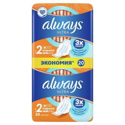 Лот: 24113804. Фото: 1. Прокладки женские Always, Ultra... Средства личной гигиены 