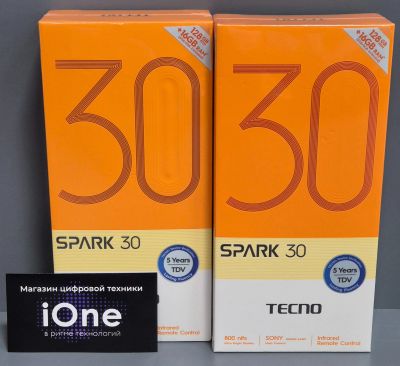 Лот: 25009591. Фото: 1. Tecno Spark 30 8/128Gb Green... Смартфоны