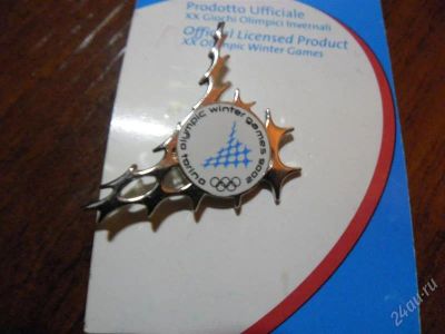 Лот: 1504004. Фото: 1. Значок с Олимпиады 2006 в Турине. Сувенирные
