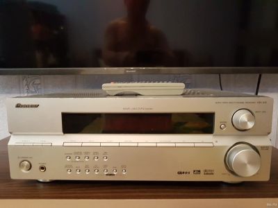 Лот: 12725679. Фото: 1. Ресивер Pioneer vsx-415 silver. Ресиверы