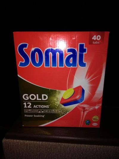 Лот: 10718386. Фото: 1. Somat Gold новый 40 таблеток. Бытовая химия