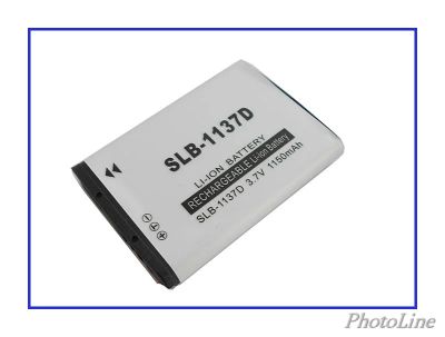 Лот: 2725366. Фото: 1. Аккумулятор SLB-1137D для Samsung... Аккумуляторы, зарядные
