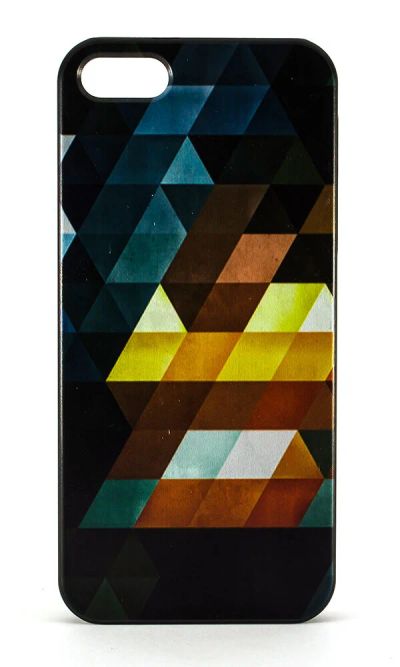Лот: 9944183. Фото: 1. Чехол "Треугольники" iPhone 5... Чехлы, бамперы