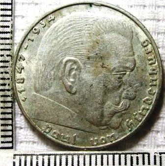 Лот: 3092209. Фото: 1. 2 марки 1939 г. Германия. На смерть... Германия и Австрия