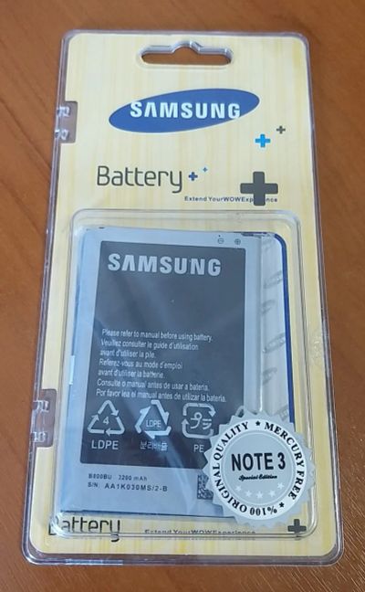 Лот: 15641418. Фото: 1. АКБ Samsung Note 3 B800BC. Аккумуляторы