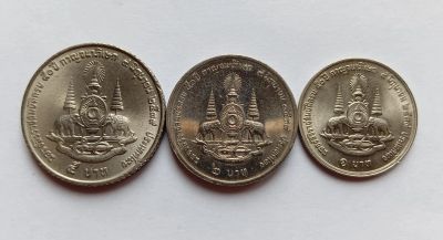 Лот: 21732482. Фото: 1. Таиланд. 5, 2, 1 бат 1996 г. 50... Азия