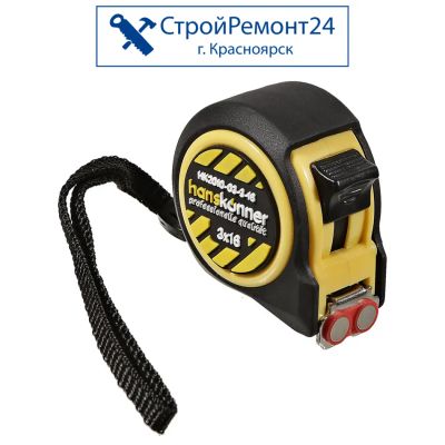 Лот: 25130401. Фото: 1. Рулетка Hanskonner магнитная 3... Ручной инструмент