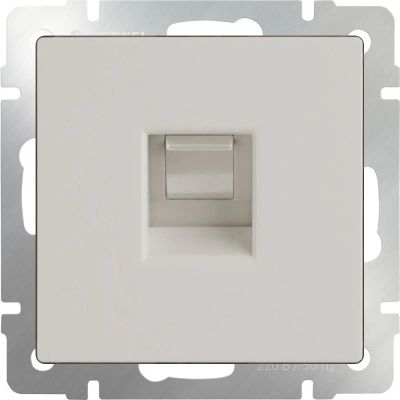 Лот: 12838028. Фото: 1. Розетка Ethernet RJ-45 (слоновая... Электроустановочные изделия