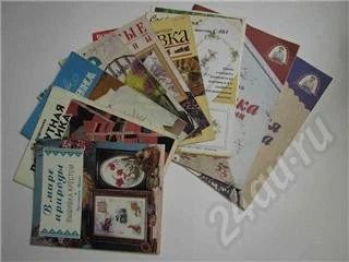 Лот: 250690. Фото: 1. Журналы-схемы вышивок крестом... Другое (ручная работа)