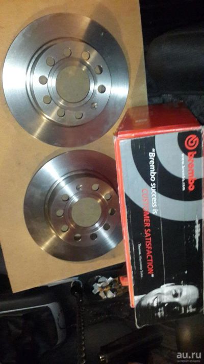 Лот: 8385231. Фото: 1. Тормозные диски заднии 2 шт Brembo... Тормозная система