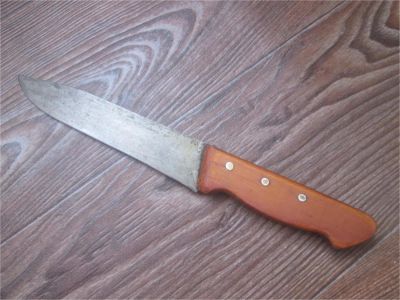 Лот: 8935379. Фото: 1. Поварской нож 16,5см (СССР)... Ножи, топоры
