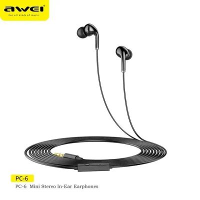Лот: 25309698. Фото: 1. Гарнитура Awei PC-6 1.2м 4pin... Наушники, гарнитуры