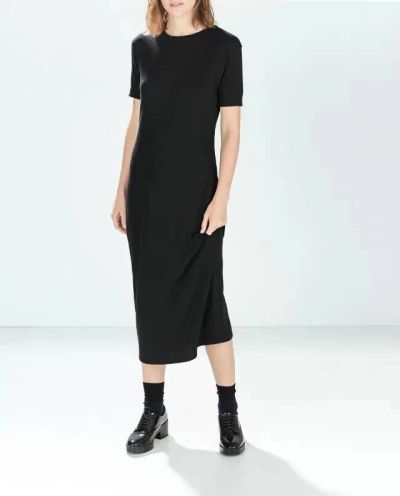 Лот: 7914114. Фото: 1. черное платье zara. Платья