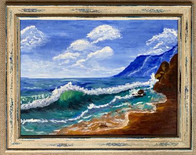 Лот: 19410268. Фото: 1. Картина «Морской бриз». Картины, рисунки
