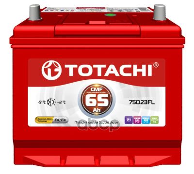 Лот: 21878244. Фото: 1. Акб Totachi Kor Cmf 65 Fl 75D23... Другое (автозапчасти)