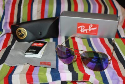 Лот: 4013539. Фото: 1. Очки Ray Ban Aviator ультратонкое... Очки солнцезащитные