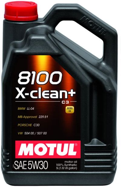 Лот: 4522980. Фото: 1. Motul 8100 X-clean + 5W-30, 5L. Масла, жидкости