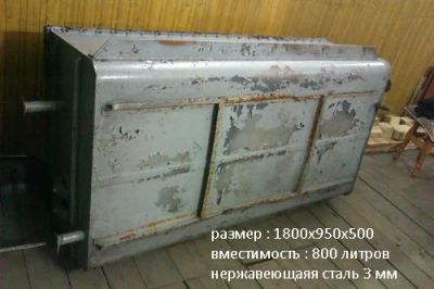 Лот: 6274910. Фото: 1. Бак нержавеющая сталь / 800 литров... Другое (сантехника, водопровод)