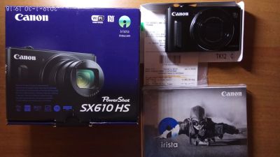 Лот: 12996469. Фото: 1. Фотоаппарат Canon SX610HS. Цифровые компактные