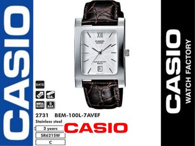 Лот: 17839746. Фото: 1. Часы наручные Casio (Касио) bem-100L-7AveF... Оригинальные наручные часы