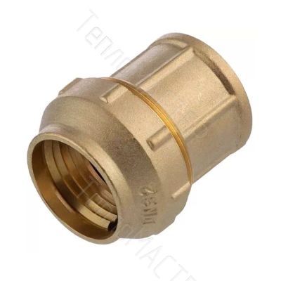 Лот: 24912303. Фото: 1. ZEISSLER Муфта латунная для труб... Водопроводные и канализационные трубы