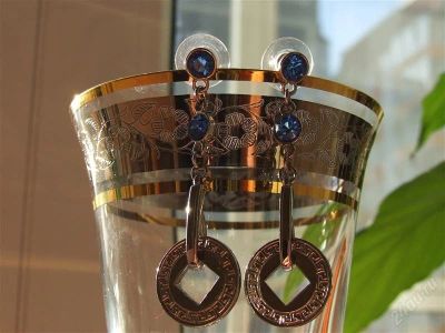 Лот: 988932. Фото: 1. Серьги .Новые. Египет. Серьги, каффы