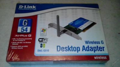 Лот: 4994437. Фото: 1. Wi-Fi. Беспроводной адаптер D-Link... WiFi, Bluetooth адаптеры