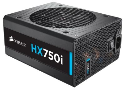 Лот: 5201731. Фото: 1. Corsair HX750i 750W New. Корпуса, блоки питания
