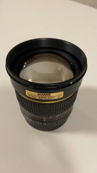 Лот: 15192556. Фото: 1. Объектив Bower Canon EF 85mm f1... Объективы