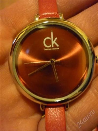 Лот: 1001502. Фото: 1. Часики Calvin Klein, красные. Другие наручные часы
