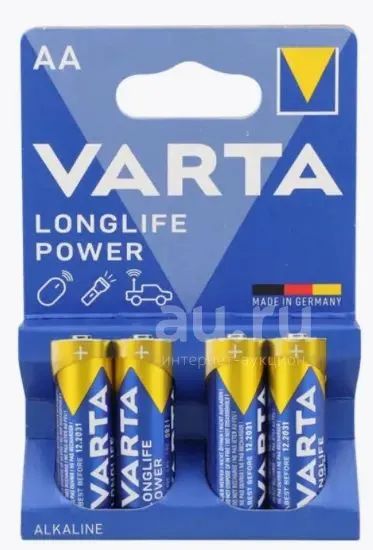 Лот: 25493753. Фото: 1. Батарейка Varta LongLife Power... Батарейки, аккумуляторы, элементы питания