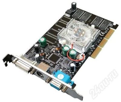 Лот: 388385. Фото: 1. Palit GeForce FX 5500 270 Mhz... Видеокарты