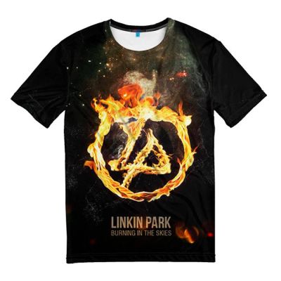 Лот: 10637791. Фото: 1. Мужская футболка 3D "Linkin Park... Футболки