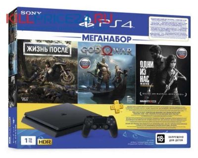 Лот: 16419283. Фото: 1. Sony PlayStation 4 Slim 1Tb... Игровые приставки, консоли