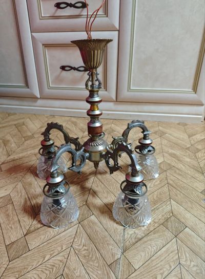 Лот: 25590854. Фото: 1. Люстра из СССР. Люстры, потолочные и подвесные светильники