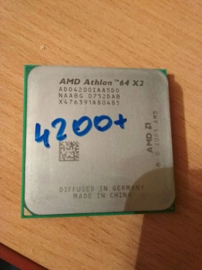 Лот: 11386017. Фото: 1. AMD Athlon 64x2 4200+ рабочая... Процессоры