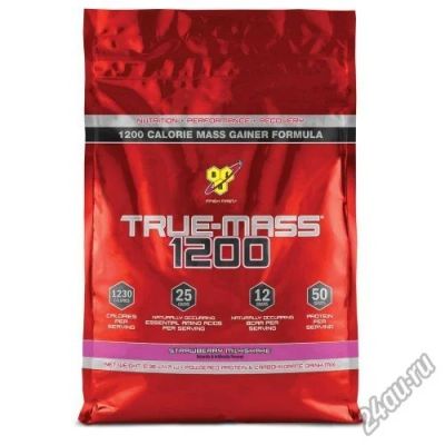 Лот: 4495158. Фото: 1. Гейнер True-Mass 1200 от BSN... Спортивное питание, витамины