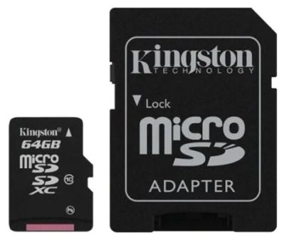 Лот: 10201870. Фото: 1. карта памяти MicroSd 64гб kingston. Карты памяти