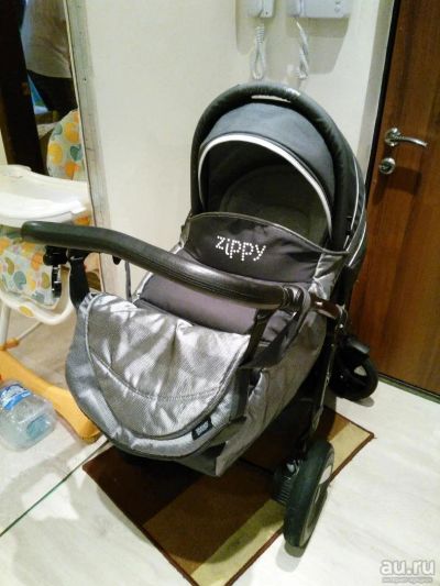 Лот: 8498495. Фото: 1. Коляска zippy silver. 3в1. Коляски